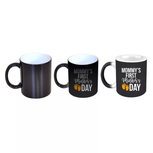 TheYaYaCafe Yaya Cafe Mothers Day Gifts for Mommys First Mothers Day Magic Coffee Mug with Coaster