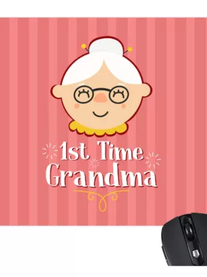 TheYaYaCafe Gifts for Mom Mouse Pad Grandmother 1st Time Grandma