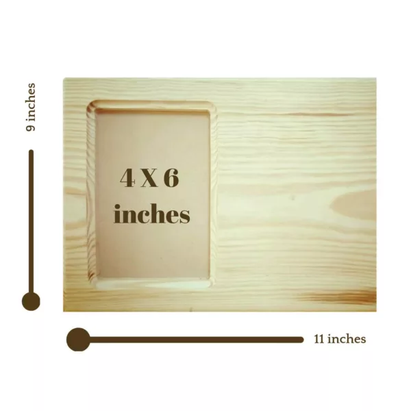 Awesome Mom Engraved Wooden Photo Frame
