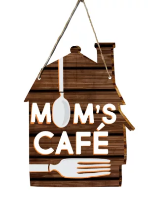 Moms Kitchen Moms Rule Wall Door Hanging