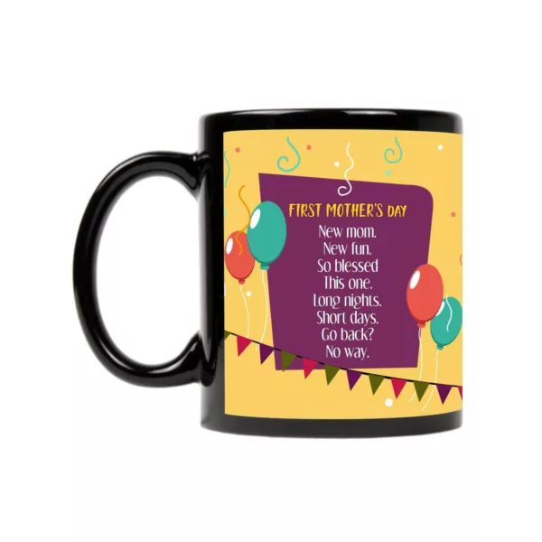 TheYaYaCafe Yaya Cafe Mothers Day Gifts for New Mom First Mother Day Coffee Mug with Coaster