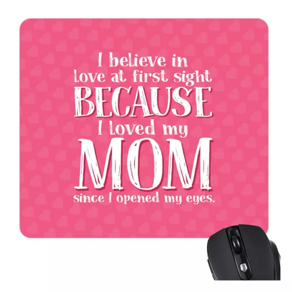 TheYaYaCafe Gifts for Mom Mouse Pad for Mother Mom First Sight Love