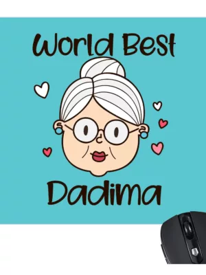 TheYaYaCafe Gifts for Mom for Grandmother Mouse Pad for World Best Dadima