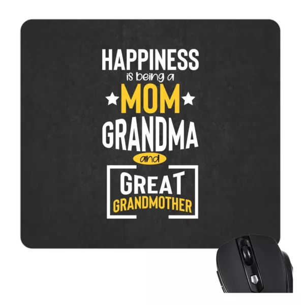 TheYaYaCafe Gifts for Mom Mouse Pad for Happiness is Being Great Grandmother