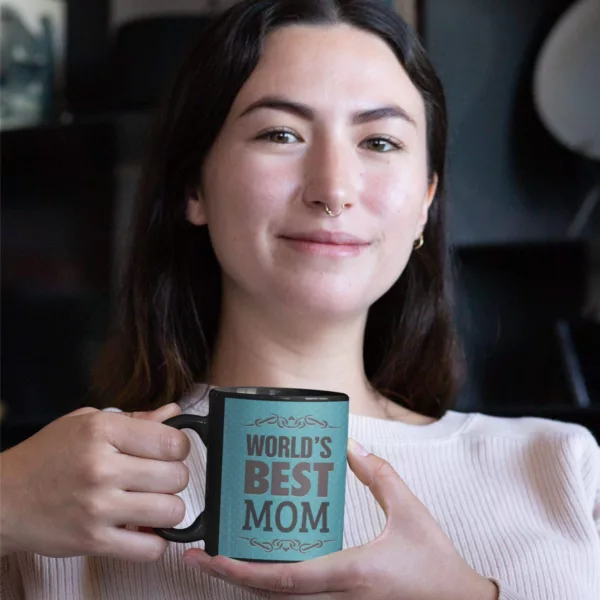 Worlds Best Mom Coffee Mug for Mother