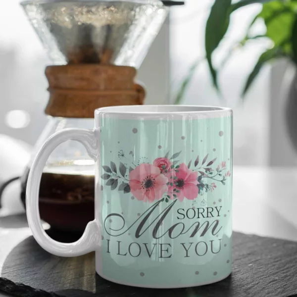 TheYaYaCafe Yaya Cafe Mothers Day Gifts Loving Funny Kind Mom from Daughter Coffee Mug with Coaster