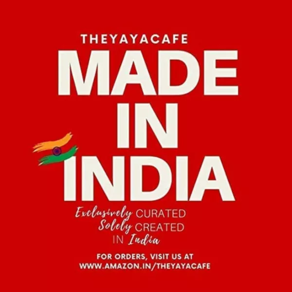 TheYaYaCafe Canvas Cotton 180 TC Cushion Cover, 12 x 12 Inch, Multicolour