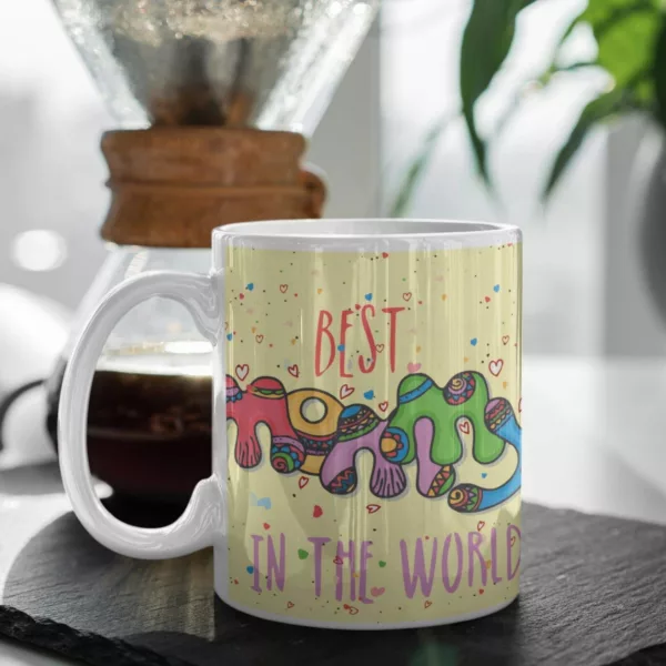 TheYaYaCafe Mothers Day Gift for Mom Ceramic Coffee Mug with Coaster - Sorry Mom I Love You