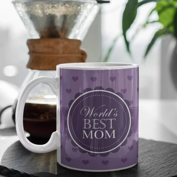 TheYaYaCafe Mothers Day Gift for Mom Ceramic Coffee Mug with Coaster - Sorry Mom I Love You