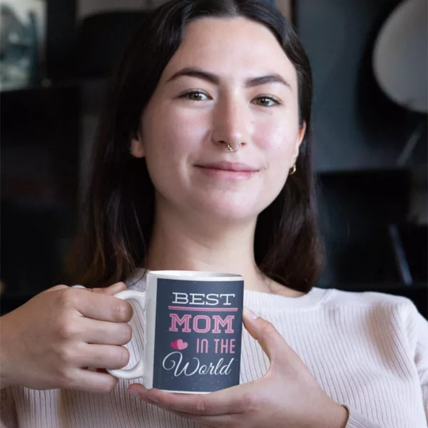 Worlds Best Mom Coffee Mug for Mother