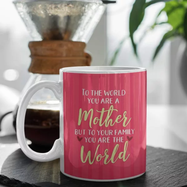 TheYaYaCafe Mothers Day Gift for Mom Ceramic Coffee Mug with Coaster - Sorry Mom I Love You