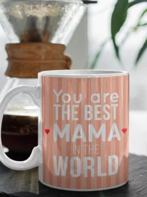 Worlds Best Mom Coffee Mug for Mother