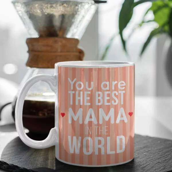 Worlds Best Mom Coffee Mug for Mother