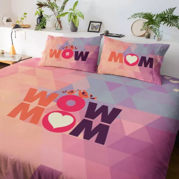 Beautiful Incredible Mom King Size Double Bedsheet with 2 Pillow Covers