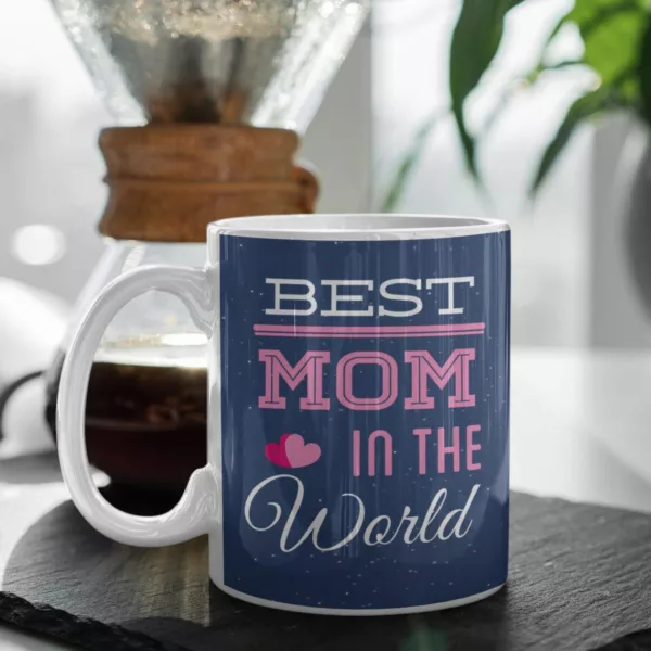 Worlds Best Mom Coffee Mug for Mother