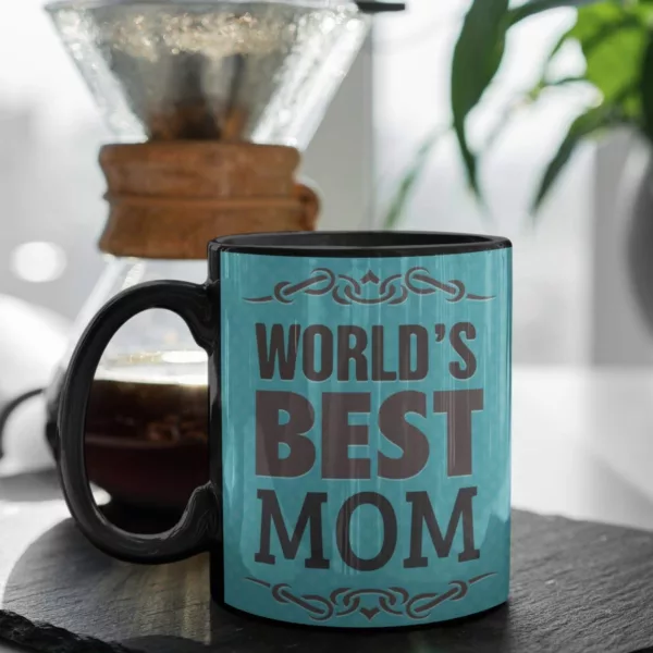 Worlds Best Mom Coffee Mug for Mother