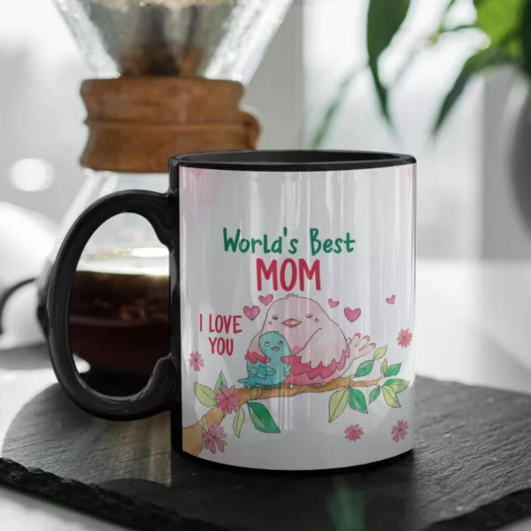 Worlds Best Mom Coffee Mug for Mother