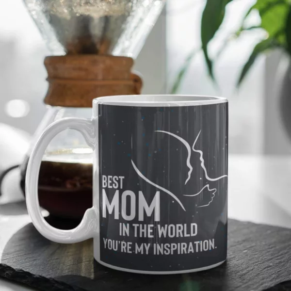 Worlds Best Mom Coffee Mug for Mother