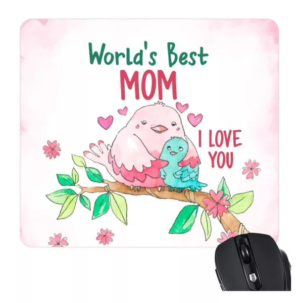 TheYaYaCafe Gifts for Mom Mouse Pad for Mom World's Best Mom