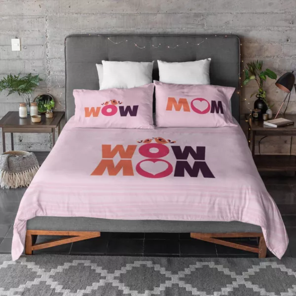 Beautiful Incredible Mom King Size Double Bedsheet with 2 Pillow Covers