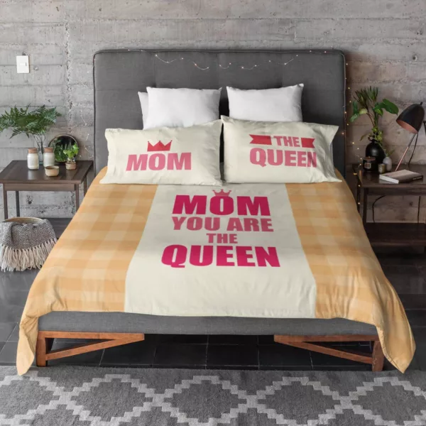 Beautiful Incredible Mom King Size Double Bedsheet with 2 Pillow Covers