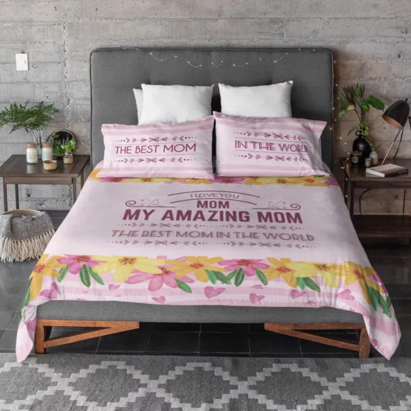 Beautiful Incredible Mom King Size Double Bedsheet with 2 Pillow Covers