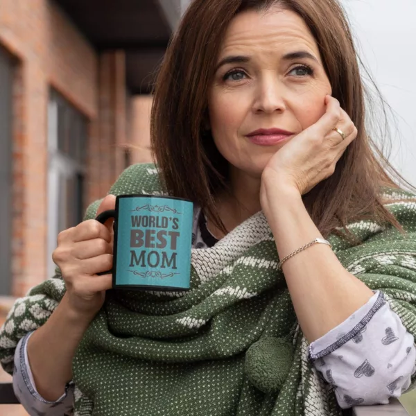 Worlds Best Mom Coffee Mug for Mother