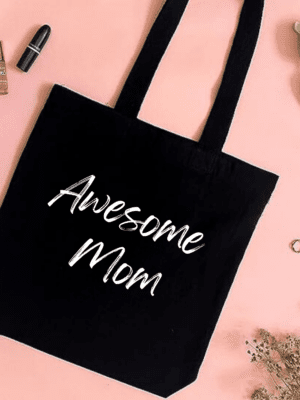 Awesome Mom Tote Bag