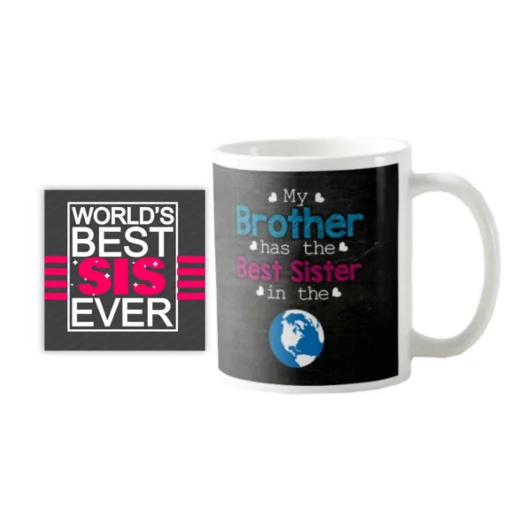 My Brother has the Best Sister in the World Mug