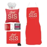 Best Sis Ever Gift Hamper Set of 3 - Mug, Cushion Cover, Coaster