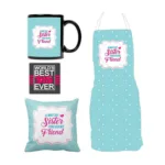 Always My Sister Forever Gift Hamper Set of 3 - Apron, Mug, Coaster