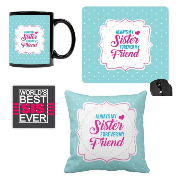 Always My Sister Forever Gift Hamper Set of 3 - Apron, Mug, Coaster