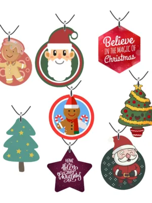 Santa & More Christmas Tree Ornaments