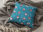 Glove Pattern Christmas Cushion