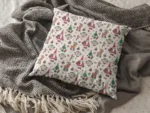 Santa Pattern Christmas Cushion