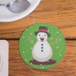 Snowman Acrylic Tea Coasters