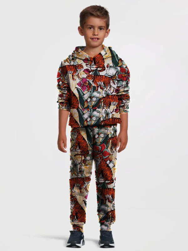 Tiger Tribe All Over Printed Winter Co-ord Set