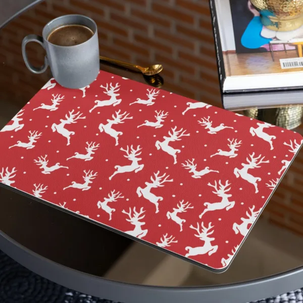 Reindeer Xmas Table Mats and Runner Set