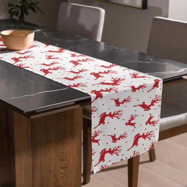 Reindeer Xmas Table Mats and Runner Set