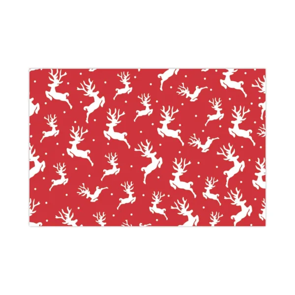 Reindeer Xmas Table Mats and Runner Set