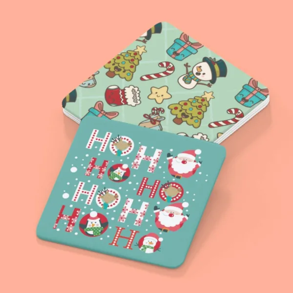 Ho Ho Ho Santa Acrylic Tea Coasters