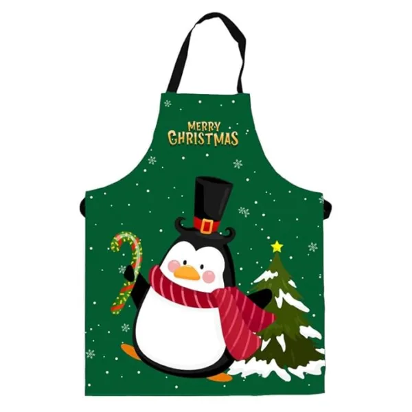 Cute Penguin Christmas Kids Apron