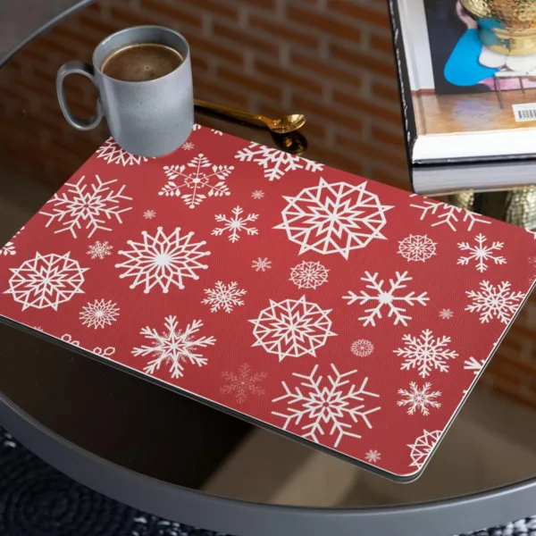 Snowflake Xmas Table Mats and Runner Set