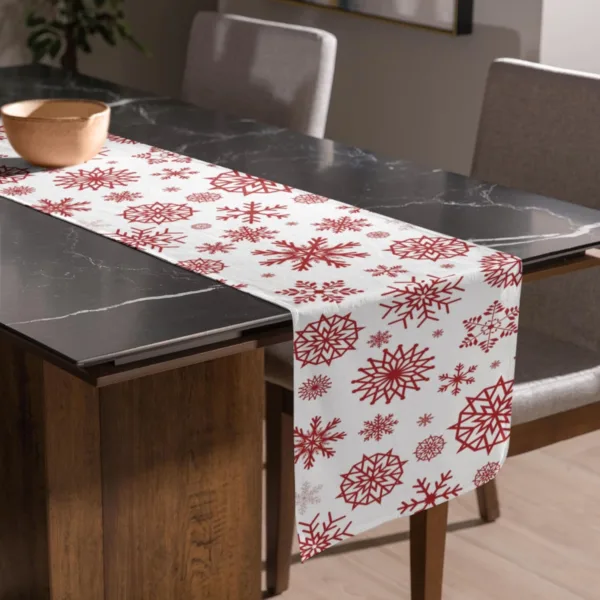 Snowflake Xmas Table Mats and Runner Set