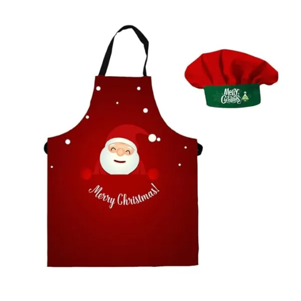 Santa Christmas Kids  Apron