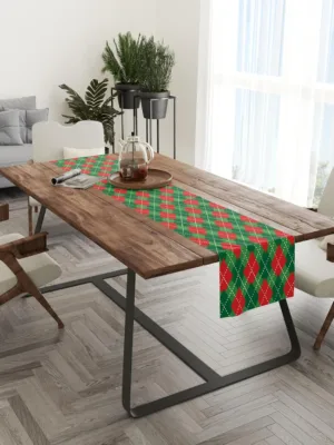 Xmas Tree Classy Christmas Table Runner