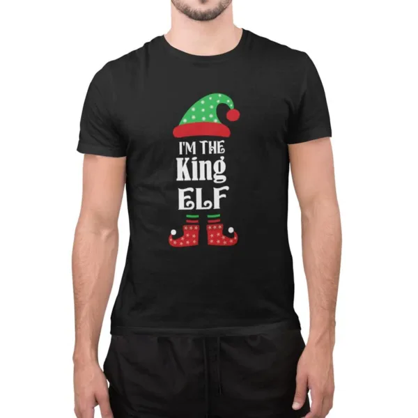 Elf Family Printed Matching Christmas T-Shirt