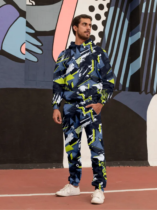 Neon PoP All Over Printed Winter Co-ord Set