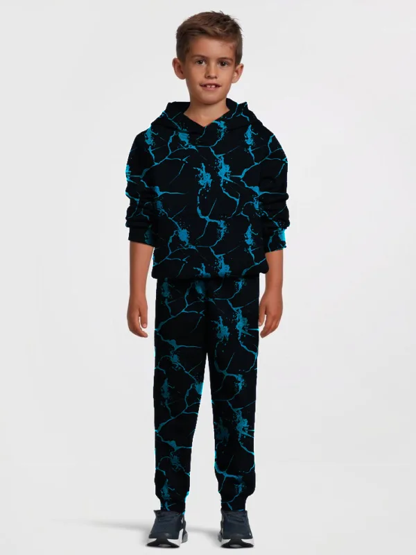 Thunder Web All Over Printed Winter Co-ord Set