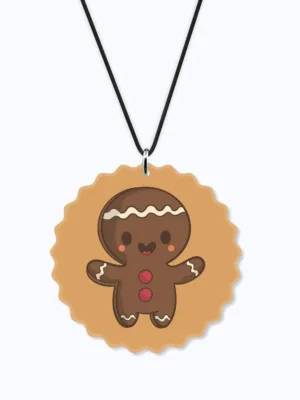 Ginger Bread Printed Christmas Car Hanging